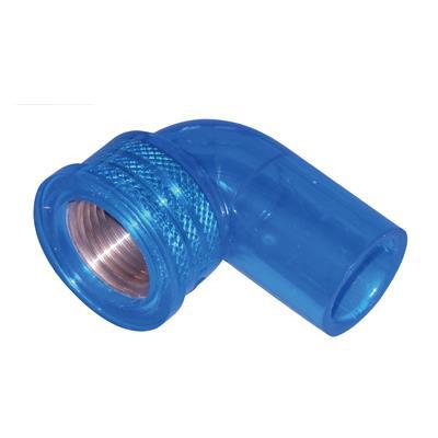 透明ブルー管HI給水栓用エルボ